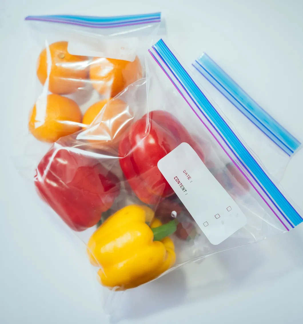 Standard Sandwich Freezer Reusable Zipperziplock Food Storage Bags