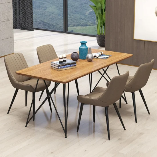 Venta al por mayor de muebles para el hogar, silla de comedor de terciopelo de tela de acero cromado de diseño único nórdico para banquete de fiesta en restaurante