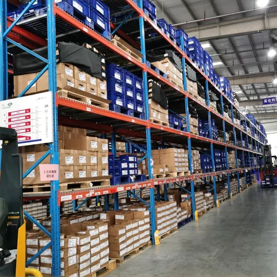 Estante resistente de acero de los montantes y de las vigas del estante del almacenamiento de la plataforma Q235 del almacenamiento de Warehouse del equipo logístico